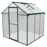 Polycarbonate Greenhouse 6ft x 6ft – Green