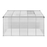 Polycarbonate Greenhouse 6ft x 10ft – Silver