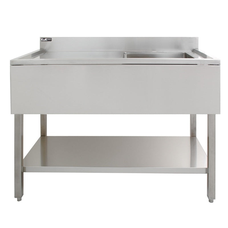 KuKoo Stainless Steel Catering Sink - Left Hand Drainer