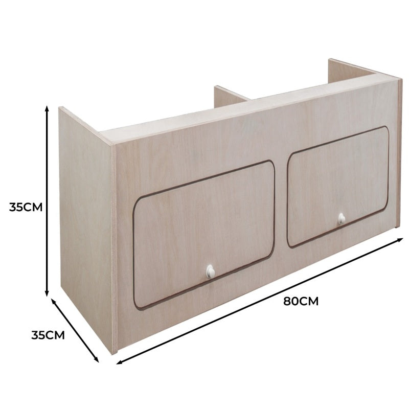 Overhead Camper Cabinet  80cm x 35cm x 35cm