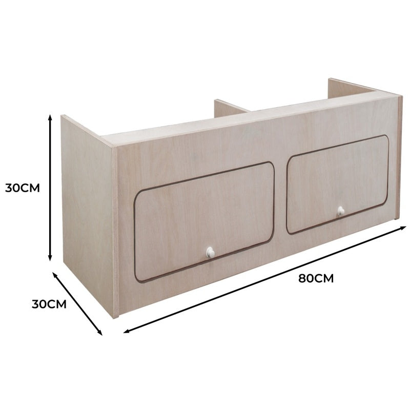 Overhead Camper Cabinet  80cm x 30cm x 30cm