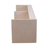 Overhead Camper Cabinet With Black Trim  120cm x 35cm x 35cm