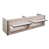 Overhead Camper Cabinet With Black Trim  120cm x 35cm x 35cm