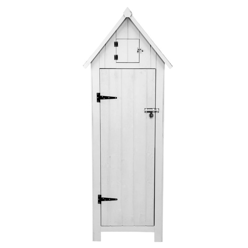 Wooden Garden Shed  White