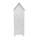 Wooden Garden Shed  White