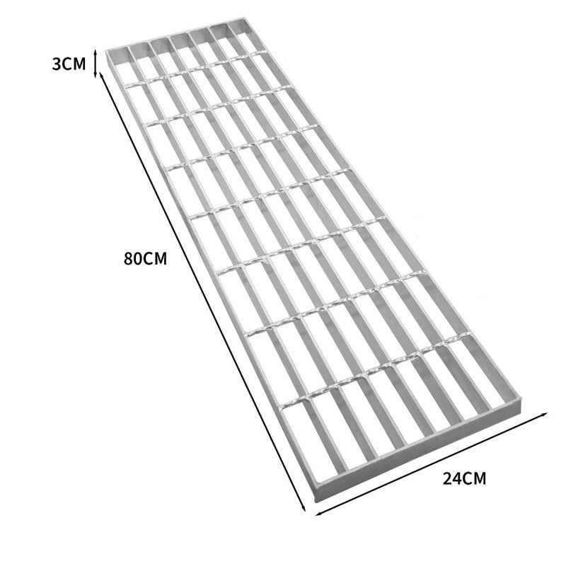 Galvanised Grating - 800mm x 240mm