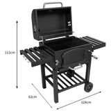 XL BBQ Smoker Grill & Union Jack Bunting