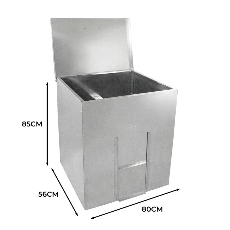 Galvanised Coal Bunker - 250kg