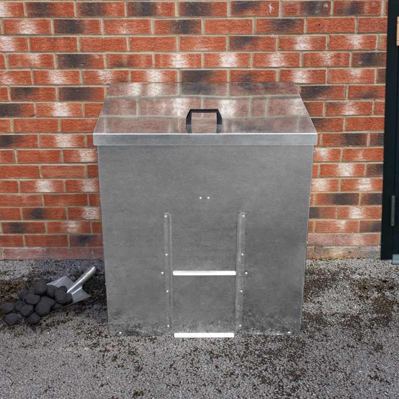 Galvanised Coal Bunker - 350kg