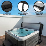 2m Hot Tub Spa Cover  Black