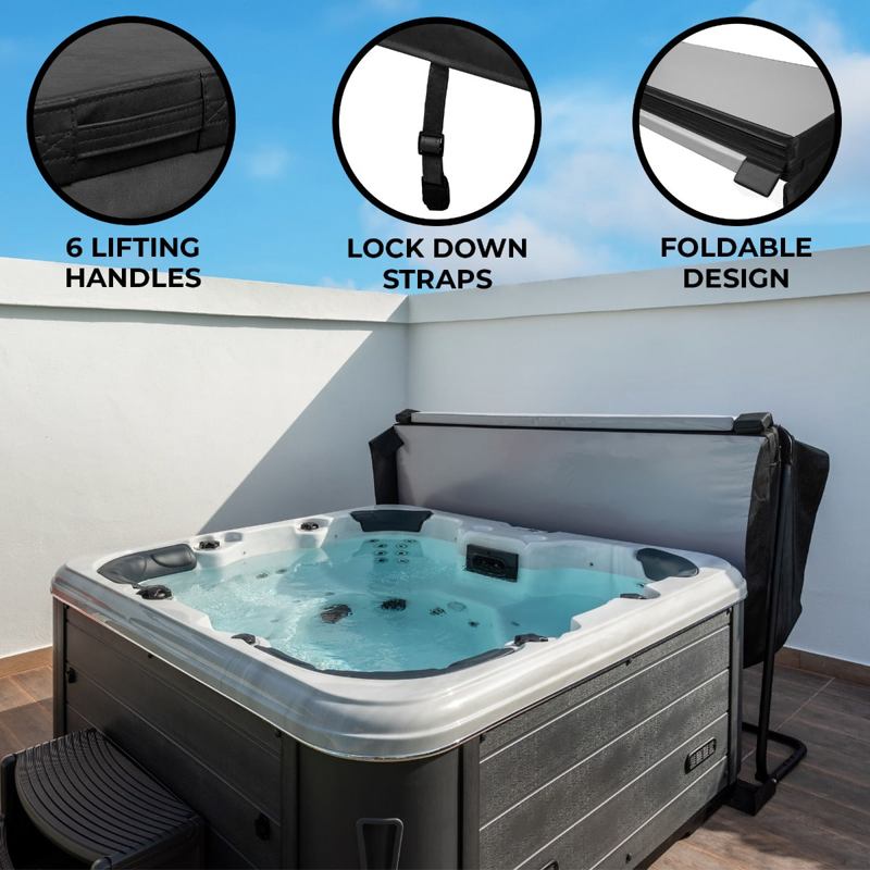 2.1m Hot Tub Spa Cover  Black