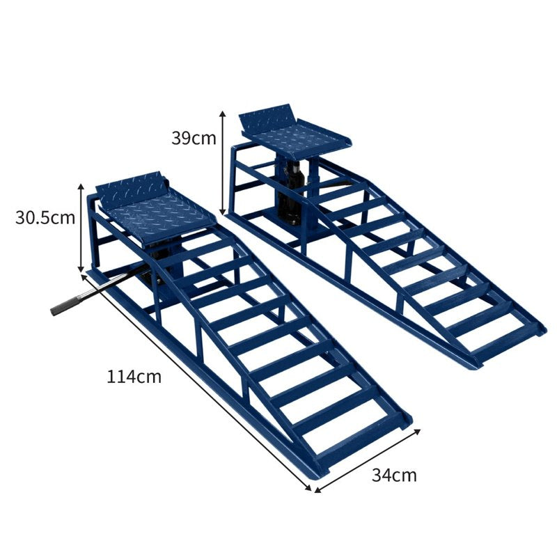 Hydraulic Car Ramps - 3 Tonne