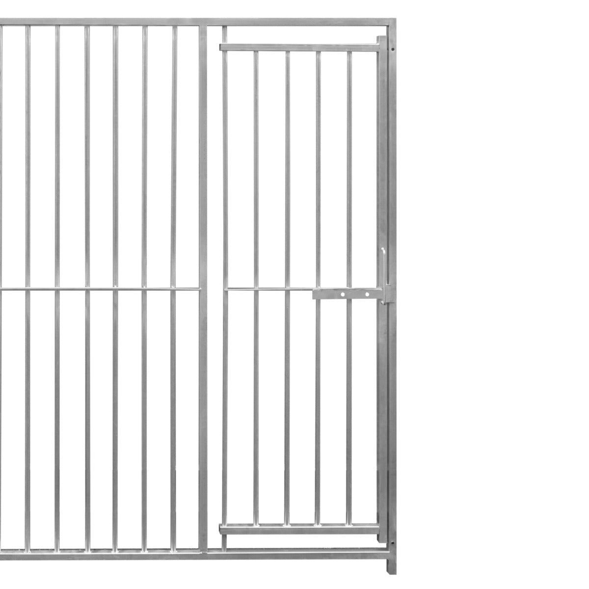 2m Dog Run Panel With Door  5cm Bar Spacing