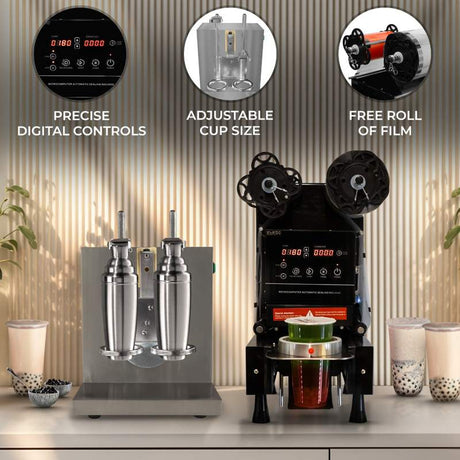 Automatic Cup Sealing Machine & Bubble Tea Shaker