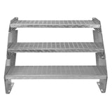 Adjustable 3 Section Galvanised Staircase - 900mm Wide