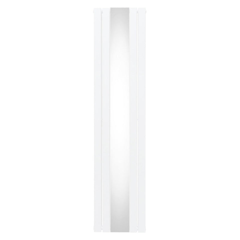 Flat Mirror Radiator - 1800mm x 425mm - White