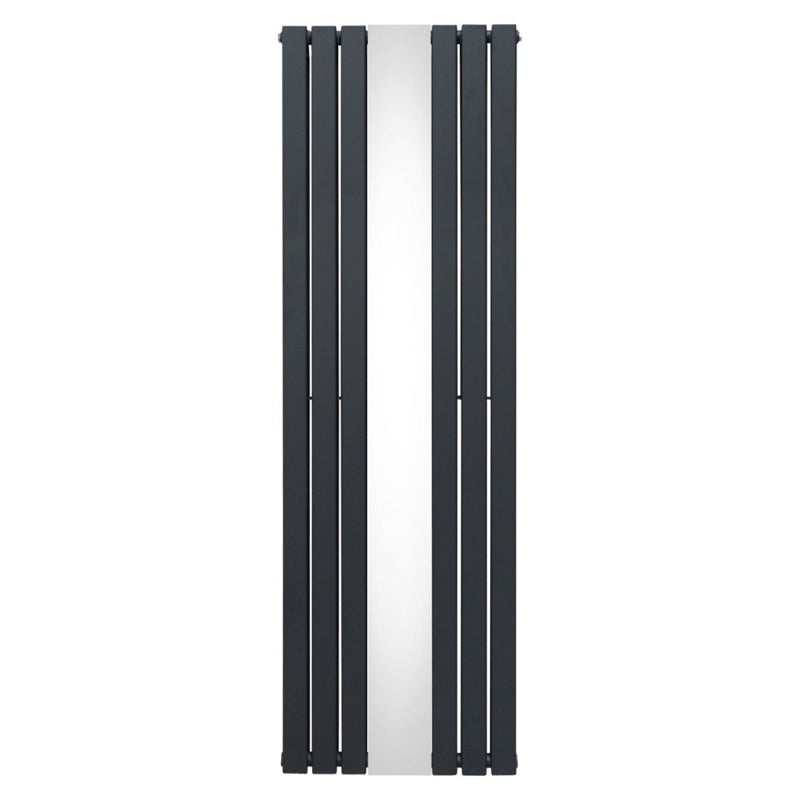 Flat Mirror Radiator - 1800mm x 565mm - Anthracite Grey