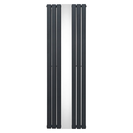 Flat Mirror Radiator - 1800mm x 565mm - Anthracite Grey