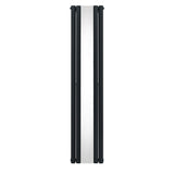 Oval Mirror Radiator - 1800mm x 380mm - Anthracite Grey