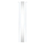 Oval Mirror Radiator - 1800mm x 380mm - White