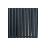 Oval Column Radiator  600mm x 600mm - Anthracite Grey