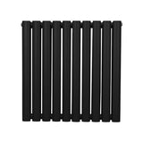 Oval Column Radiator  600mm x 600mm - Black