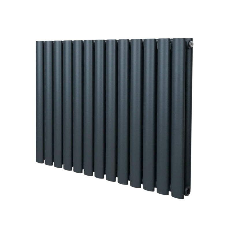 Oval Column Radiator  600mm x 780mm  Anthracite Grey