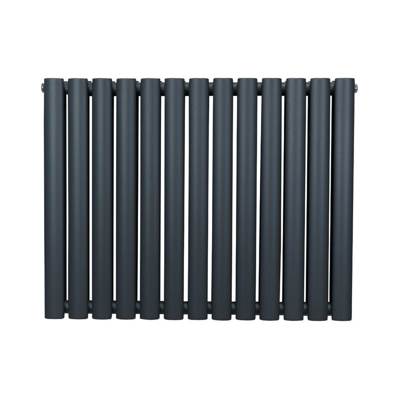 Oval Column Radiator  600mm x 780mm  Anthracite Grey
