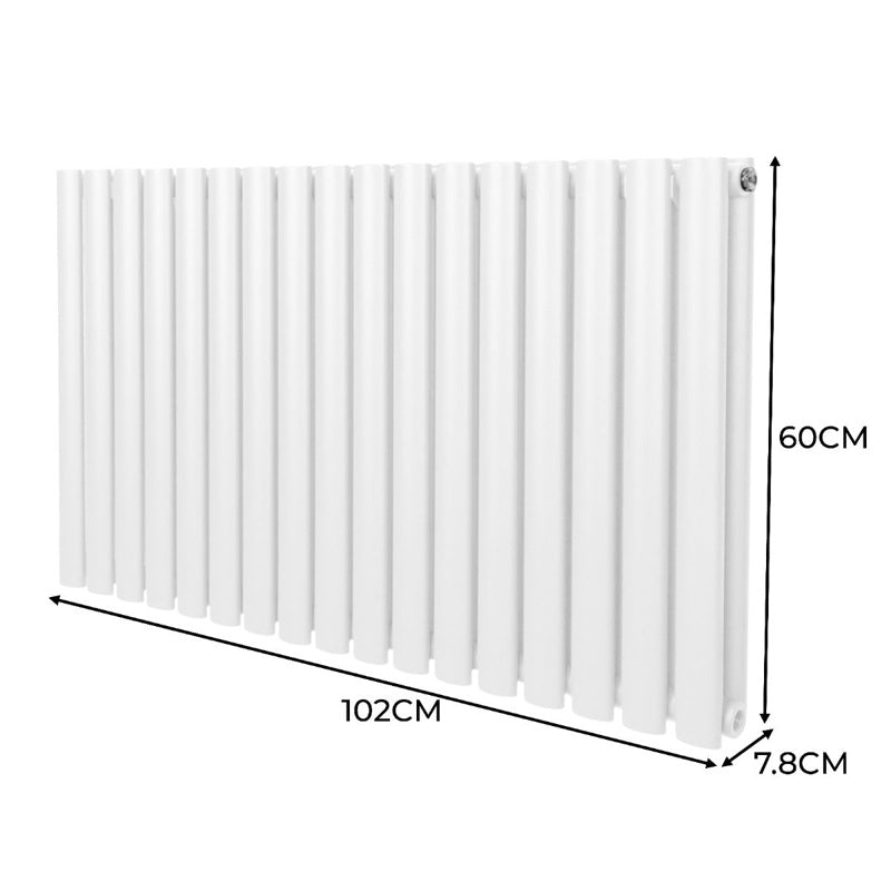 Oval Column Radiator  600mm x 1020mm  White