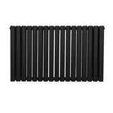Oval Column Radiator  600mm x 1020mm  Black