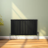 Oval Column Radiator  600mm x 1020mm  Black