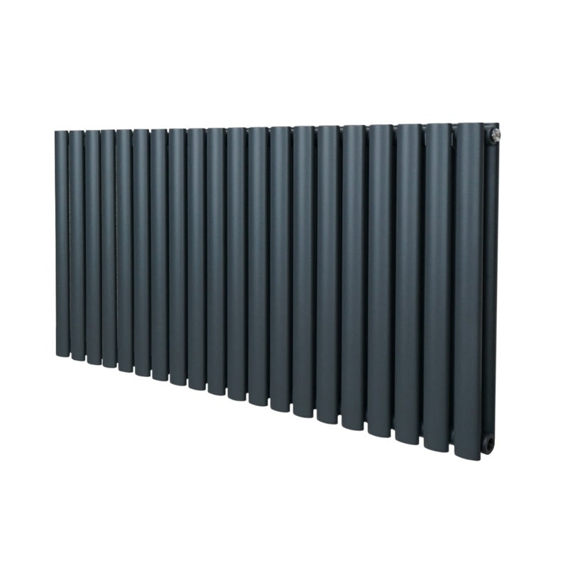Oval Column Radiator  600mm x 1200mm  Anthracite Grey