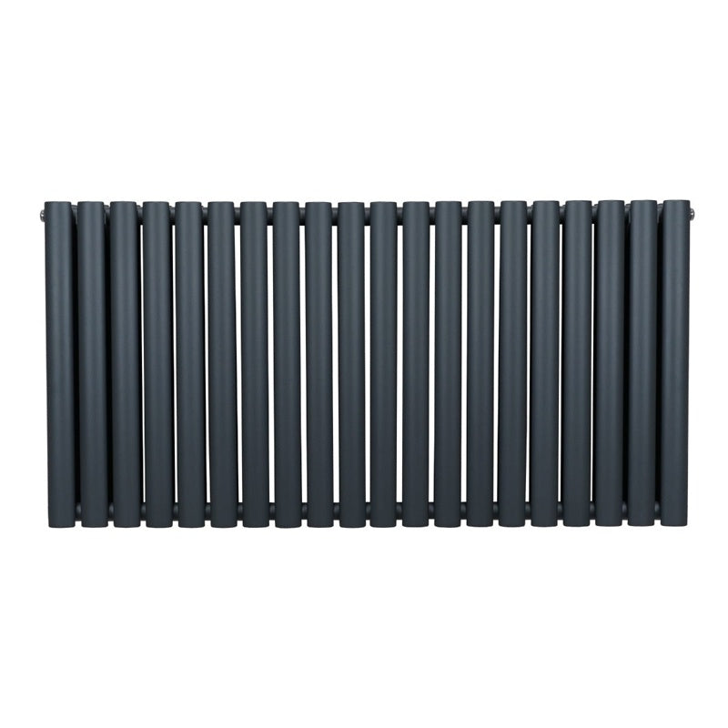 Oval Column Radiator  600mm x 1200mm  Anthracite Grey