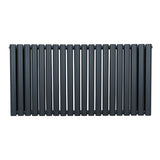 Oval Column Radiator  600mm x 1200mm  Anthracite Grey