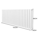 Oval Column Radiator  600mm x 1440mm  White