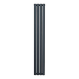 Oval Column Radiator  1600mm x 240mm  Anthracite Grey