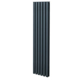 Oval Column Radiator – 1600mm x 360mm – Anthracite Grey