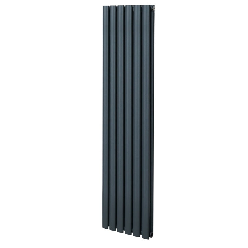 Oval Column Radiator  1600mm x 360mm  Anthracite Grey