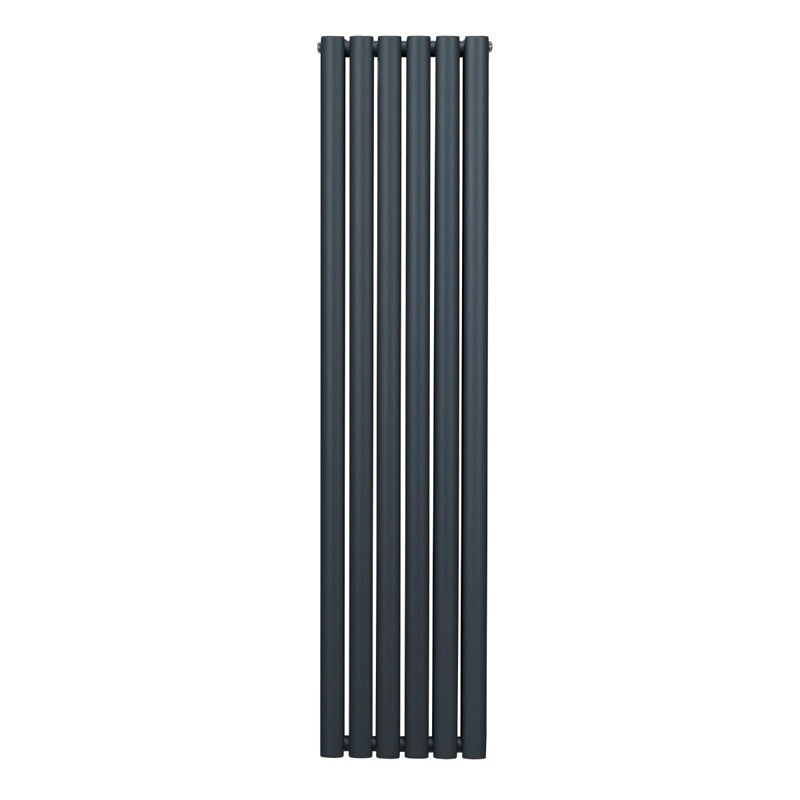 Oval Column Radiator  1600mm x 360mm  Anthracite Grey