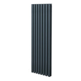 Oval Column Radiator  1600mm x 480mm  Anthracite Grey