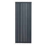 Oval Column Radiator  1600mm x 600mm  Anthracite Grey