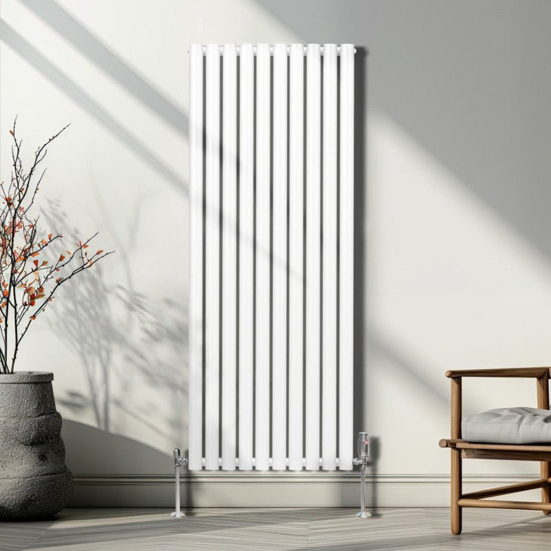 Oval Column Radiator  1600mm x 600mm  White