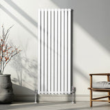 Oval Column Radiator  1600mm x 600mm  White
