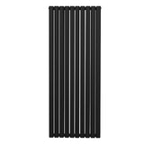 Oval Column Radiator  1600mm x 600mm  Black