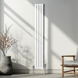 Oval Column Radiator  1800mm x 240mm  White