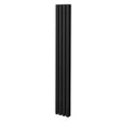 Oval Column Radiator  1800mm x 240mm  Black