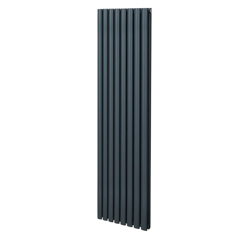 Oval Column Radiator  1800mm x 480mm  Anthracite Grey