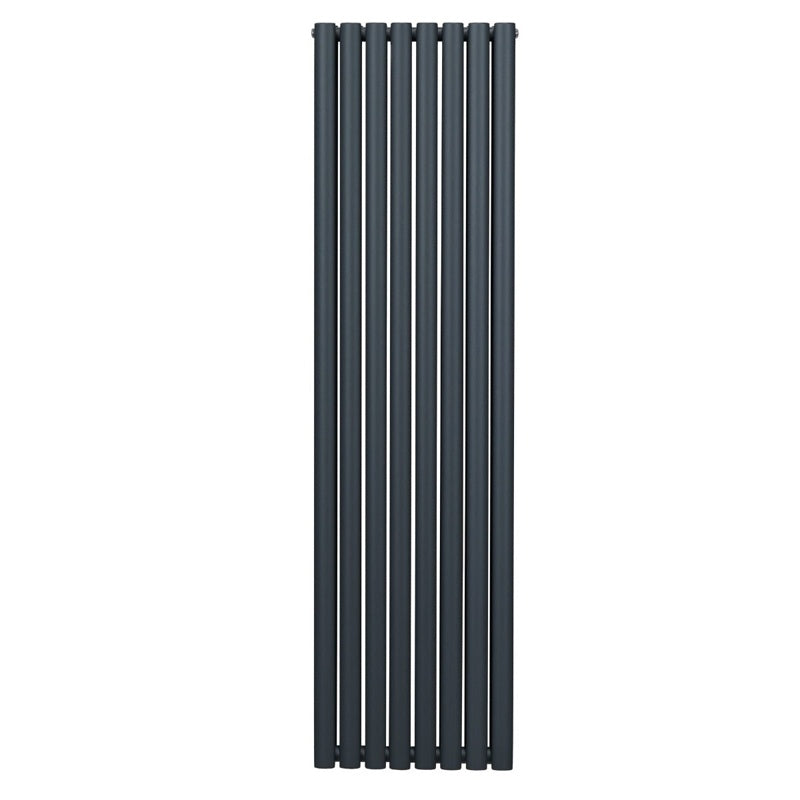 Oval Column Radiator  1800mm x 480mm  Anthracite Grey