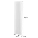 Oval Column Radiator  1800mm x 480mm  White
