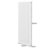 Oval Column Radiator  1800mm x 600mm  White